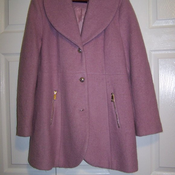 Guess New Without Attached Tags Coat XL 12-14 Dusty Rose lilac/lavender Hue - Picture 1 of 9